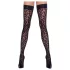 Cottelli Legwear - hold-up kousen - panterprint - zwart - 4