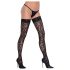 Cottelli Legwear - Zwarte panterprint hold-ups - 4