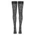 Cottelli Legwear - Zwarte panterprint hold-ups - 4