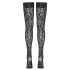 Cottelli Legwear - Zwarte panterprint hold-ups - 4
