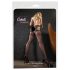 Cottelli - Sex panty met golvend patroon - zwart - XL
