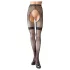 Cottelli - sexy net panty met kant - zwart - M/L