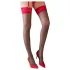Cottelli - zwarte kousen met rode kant - 6