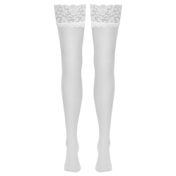 Cottelli - zijdezachte hold-ups (wit) - L