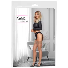 Cottelli - stay-up kousen - zijdezacht - huidskleur - M