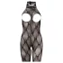 NO:XQSE - Open cup body - Kant - Zwart - XL/XXL