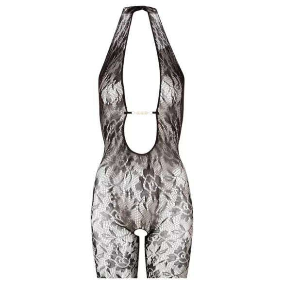 NO:XQSE - Lingerie body - kant met parels - zwart