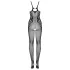 Obsessive - open bodystocking - transparant netstof zwart - S-L