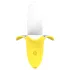 Lonely - oplaadbare waterdichte vibrator - banaan - geel/wit