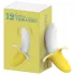 Lonely - oplaadbare waterdichte vibrator - banaan - geel/wit