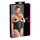 Cottelli Plus Size - satijnen tailleslip (zwart) - 2XL