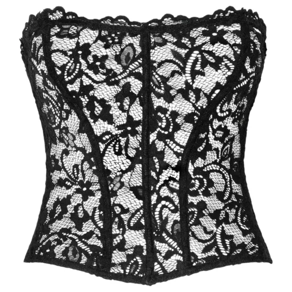 Noir - kanten bustier - zwart - M