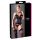 Cottelli - Bloemtop voor dames, plus size (zwart) - XXL