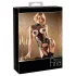 Abierta Fina - open set lingerie - kanten details - zwart