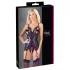 Cottelli - open bh en string met kant - zwart - M