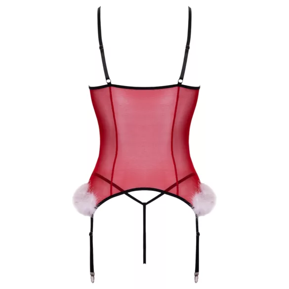 Cottelli - kerstlingerie set (rood)