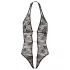 Abierta Fina - body met kant - transparant - verleidelijk design - M