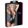 Cottelli - Glanzende net-body (zwart) - XL