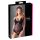 Cottelli - Fluwelen, veelzijdige body (zwart) - 80B/M