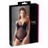 Cottelli - Fluwelen, veelzijdige body (zwart) - 80B/M