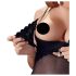 Cottelli - Fluwelen, veelzijdige body (zwart) - 80B/M