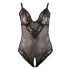 Cottelli Plus Size - body - kant - zwart - XXL