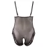 Cottelli Plus Size - body - kant - zwart - XXL