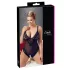 Cottelli Plus Size - body - kant - zwart - XXXXL