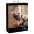 Abierta Fina - open body - kanten bandjes - zwart - 85B/L