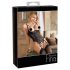 Abierta Fina - Sprankelende kanten open body (zwart) - 85C/L