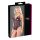 Cottelli - kanten, parelopen open body (zwart) - M
