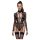 Cottelli - transparante, bandjes body (zwart) - M