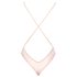 Kusbare kanten body (roze) - L/XL