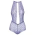Kissable - body met nekband - kanten lingerie - paars