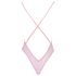 Kissable - roze body met rozenborduursel - L/XL