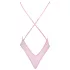 Kissable - body met geborduurde rozen - roze - L/XL