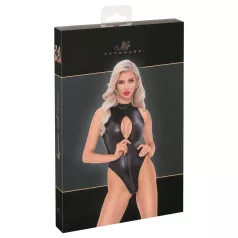Noir - slangenprint body (zwart)