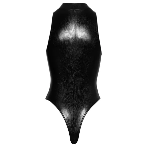 Noir - slangenprint body (zwart) - XL