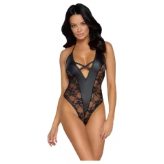 Cottelli Party - body met bloemenprint - zwart