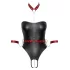 Cottelli Bondage - glanzende body en armboeien (zwart)
