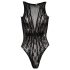Cottelli - bodysuit met strass steentjes - zwart - S-L