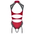 Cottelli - kanten body met halternek - rood
