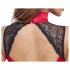 Cottelli - kanten body met halternek - rood