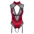 Cottelli - kanten body met halternek - rood - L