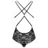 Obsessive 860-TED-1 - Ultra sexy kanten body (zwart) - L/XL