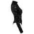 Cottelli - lange mouwen kanten body (zwart) - S