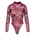 Cottelli - Transparant kantbody (rood)