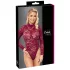 Cottelli - doorzichtig kanten body (rood) - L