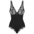 Obsessive Luvae - body - transparant borstgedeelte - zwart - L/XL