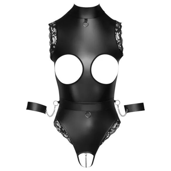 Cottelli Bondage - open cup body - zwart - M